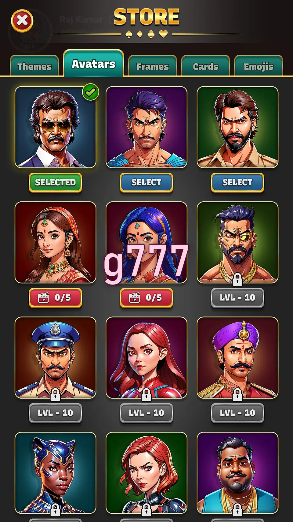 g777 লগইন